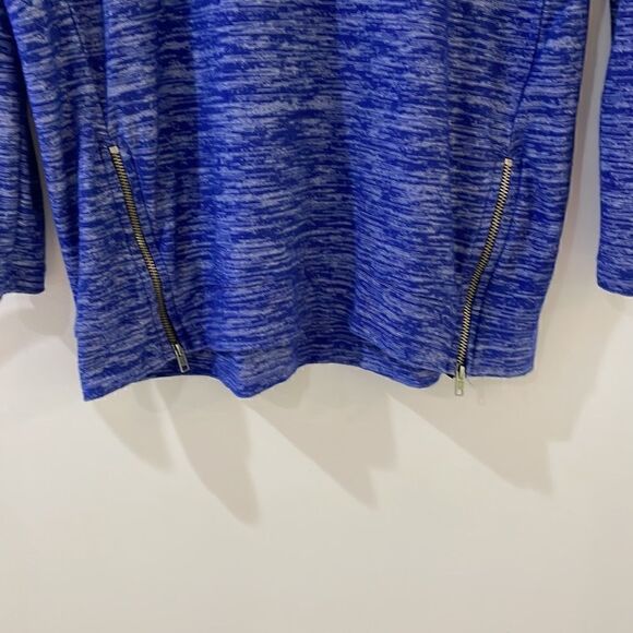 SPLENDID  space dyed jersey side zip tunic long sleeve top xs - Picture 3 of 6